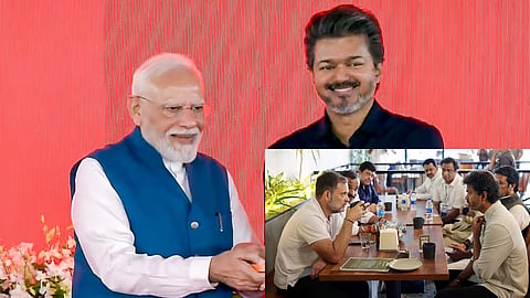 രാഹുലിനൊപ്പം ഉച്ചഭക്ഷണം, മോദിക്കൊപ്പം മെട്രോയാത്ര…രാജ്യം പോരാടുമ്പോൾ മുഖ്യമന്ത്രി വിജയുടെ രാഷ്ട്രീയ ഇടപെടൽ ഇങ്ങനെ!