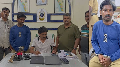 Director arrested in theft case