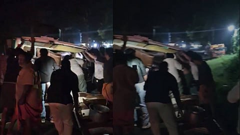 Two people died tragically after a Traveller overturned in Wayanad