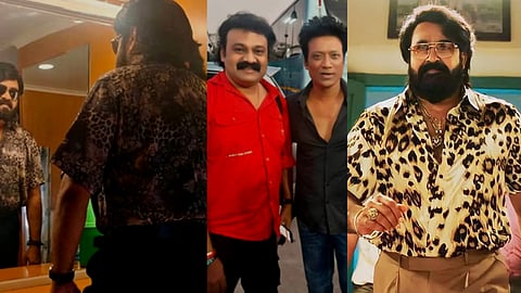 'ജയിലർ 2' സെറ്റിൽ ജോബി കൊടകര, മോഹൻലാൽ