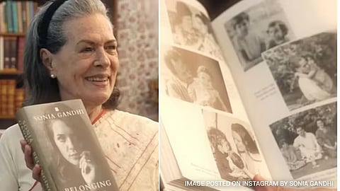 ‘ബിലോങ്ങിങ്: എ ജേർണി ഓഫ് ലവ്’; ഇൻസ്റ്റഗ്രാം അക്കൗണ്ടിലെ ആദ്യ പോസ്റ്റിൽ ആത്മകഥ പരിചയപ്പെടുത്തി സോണിയാ ഗാന്ധി