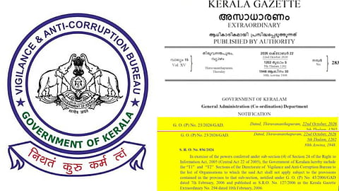 വിജിലൻസിലെ ടി സെക്ഷനുകൾ വിവരാവകാശ നിയമപരിധിയിൽ നിന്ന് ഒഴിവാക്കിയ ഉത്തരവിനെതിരെ ആർടിഐ കേരള ഫെഡറേഷൻ ഹൈക്കോടതിയിലേക്ക്
