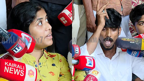 'ആർസി ഓണറായ ജഡ്ജിയെ സസ്പെൻഡ് ചെയ്യണം'; പൊലീസ് സ്റ്റേഷനുമുന്നിൽ കുത്തിയിരുന്ന് ജയപാലകൃഷ്ണന്റെ മക്കൾ