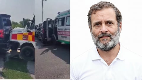 രാഹുല് ഗാന്ധിയുടെ വാഹനവ്യൂഹം അപകടത്തില്പ്പെട്ട സംഭവം: എസ്ഐടി അന്വേഷിക്കും