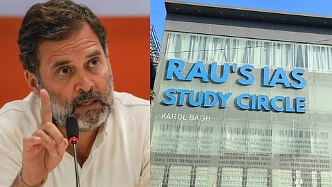 'വ്യവസ്ഥിതിയുടെ കൂട്ടായ പരാജയം': ഡൽഹി കോച്ചിങ് സെൻ്റർ അപകടത്തില് രാഹുൽ ഗാന്ധി