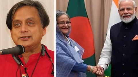 "ഷെയ്ഖ് ഹസീന ഇന്ത്യയുടെ സുഹൃത്ത്, സഹായിച്ചില്ലെങ്കിൽ രാജ്യത്തിന് അപമാനം"; കേന്ദ്രത്തെ പ്രശംസിച്ച് ശശി തരൂർ