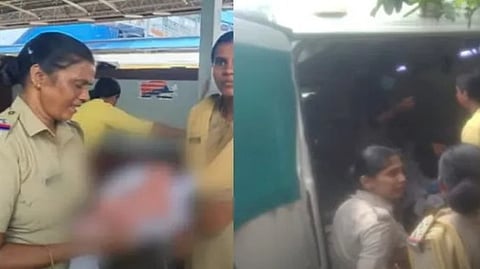 തൃശൂർ റെയിൽവേ പ്ലാറ്റ്ഫോമിൽ യുവതി കുഞ്ഞിന് ജന്മം നൽകി; കരുതലായി സിആർപിഎഫ് ഉദ്യോഗസ്ഥർ