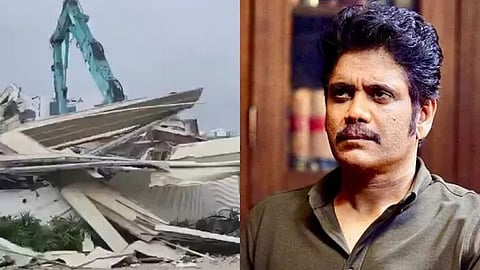 ഭൂമി കൈയേറ്റം: പ്രമുഖ നടൻ നാഗാർജുനയുടെ ഉടമസ്ഥതയിലുള്ള കൺവെൻഷൻ സെൻ്റർ പൊളിച്ചു മാറ്റുന്നു