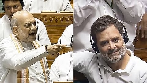 രാഹുൽ ഇന്ത്യയെ വിഭജിക്കാൻ ശ്രമിക്കുന്നവർക്കൊപ്പം: വിമർശിച്ച് അമിത് ഷാ
