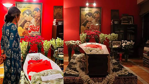 ഇനിയൊരു മടക്കമില്ലെന്നറിയാം; വസന്ത്കുഞ്ജിലെ വീട്ടില് നിന്നും സഖാവിനെ യാത്രയാക്കി സീമ ചിസ്തി