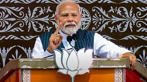 "ചില കുടുംബ പാർട്ടികൾ കശ്മീർ വികസനം തടഞ്ഞു"; തീവ്രവാദം കശ്മീരിൽ അന്ത്യശ്വാസം വലിക്കുകയാണെന്ന് പ്രധാനമന്ത്രി