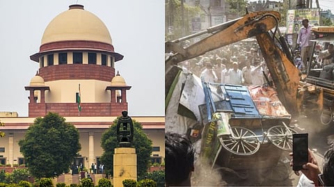 അനുവാദമില്ലാതെ ഇടിച്ചുനിരത്തല് വേണ്ട: ബുള്ഡോസര് രാജിന് തടയിട്ട് സുപ്രീംകോടതി