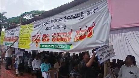 കാസർഗോഡ് ചെങ്കൽ ഉടമകളുടെ നിരാഹാര സമരപന്തലിൽ ജീവനൊടുക്കാൻ ശ്രമം