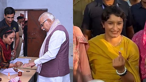 Haryana Assembly Election 2024 Live Updates: ഹരിയാനയിൽ വാശിയേറിയ പോരാട്ടം, 5 മണി വരെ 60 % പോളിങ്