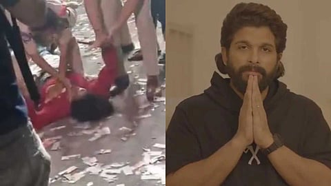 'പുഷ്പ 2' കാണാനെത്തിയ വീട്ടമ്മ മരിച്ച സംഭവം: മൂന്ന് പേർ അറസ്റ്റിൽ