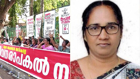 വീണാ ജോർജിനെ കാണാൻ അനുവദിച്ചില്ലെന്ന ആരോപണം; ആശാ വർക്കർമാരുടെ സമര സമിതി നേതാവിനെതിരെ വക്കീൽ നോട്ടീസ്