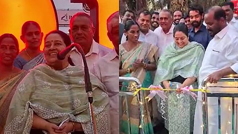അപകടത്തിന് ശേഷം ഉമാ തോമസ് ആദ്യമായി പൊതുപരിപാടിയിൽ; തൃക്കാക്കര നഗരസഭയുടെ ഓപ്പൺ ജിം ഉദ്ഘാടനം ചെയ്തു