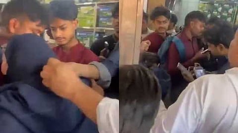 യുവതിയുടെ ഹിജാബ് അഴിപ്പിച്ചു, ഒപ്പമുണ്ടായിരുന്ന യുവാവിനെ ആക്രമിച്ചു; യുപിയിൽ 6 പേർ അറസ്റ്റിൽ