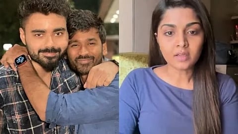 ധനുഷും മാനേജർ ശ്രേയസും,മന്യ ആനന്ദ്