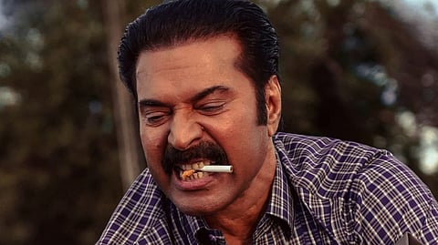 'കളങ്കാവൽ' പോസ്റ്ററിൽ മമ്മൂട്ടി