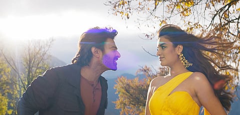 പ്രഭാസിന്റെ 'രാജാസാബി'ലെ 'സഹാനാ സഹാനാ...' പ്രൊമോ വീഡിയോയിൽ നിന്ന്