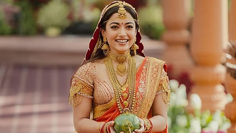 രശ്മിക മന്ദാന വിവാഹവേദിയിൽ