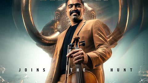 രവി ബസ്റൂർ 'കാട്ടാളൻ' പോസ്റ്ററിൽ