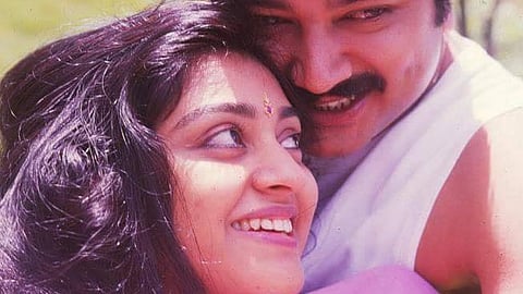 ജയറാമും പാർവതിയും.പഴയകാല ചിത്രം