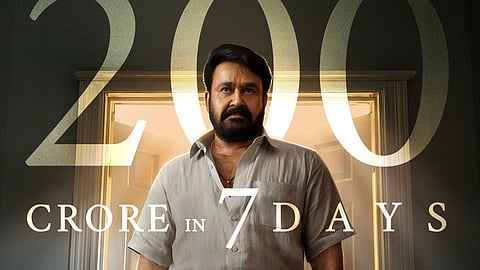 'ദൃശ്യം 3' 200 കോടി നേട്ടത്തിന്റെ പോസ്റ്റർ