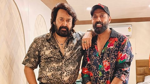 ജിഷാദ് ഷംസുദ്ദീന് 'ജയിലർ 2' ഷൂട്ടിങ്ങിനിടെ മോഹൻലാലിനൊപ്പം
