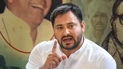 Land for job scam: तेजस्वी यादव : फाईल फोटो