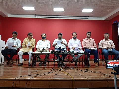 मराठा क्रांती मोर्चाची पत्रकार परिषद पुण्यात झाली.