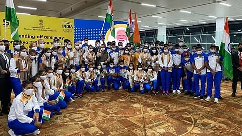 स्वातंत्र्य दिन सोहळ्यात ऑलिम्पिक खेळाडूंचा सन्मान
