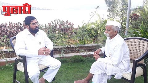 संभाजी भिडे गुरुजींनी घेतली मंत्री एकनाथ शिंदे यांची भेट