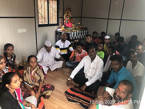तळीये कोंढाळकर कोंड ग्रामस्थांचे विघ्नहर्त्याला साकडे!