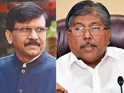 #sanjay raut सेनेसाठी नव्हे, राष्ट्रवादीसाठी काम करतात; चंद्रकांत पाटील