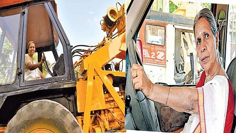 आजीबाईंकडे 11 वाहने चालवण्याचा परवाना!