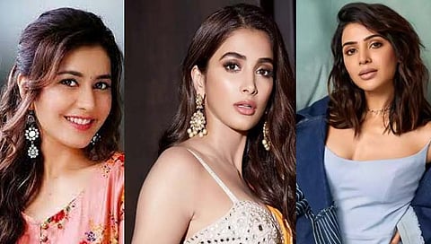 rashi khanna pooja hegde and samantha