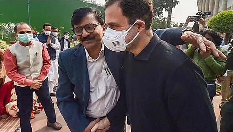 Sanjay Raut tweet : संजय राऊतांना राहुल गांधींचे पत्र, आम्ही तुमच्या पाठीशी, अन्यायाविरूद्ध लढू