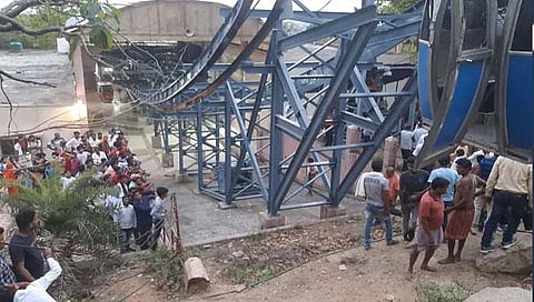 झारखंड : रोपवे ट्रॉलीच्या धडकेत २ ठार, ४८ जण अडकले, बचावकार्य सुरू