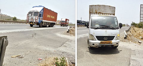 पुणे- मुंबई ‘एक्सप्रेस वे’ वर अपघाताला आमंत्रण : गावकर्यांनी तोडून टाकले क्रॅश बॅरिअर