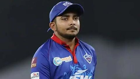 Prithvi Shaw : पृथ्वी शॉला दणका, आयपीएल आचारसंहिता भंग केल्याने दंड