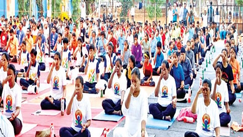 सातारा : जागतिक योगदिन उत्साहात साजरा