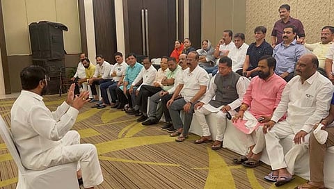 शिंदेसेनेला भाजपचा पाठिंबा, एकनाथ शिंदेंकडून मान्य! व्हिडिओ व्हायरल