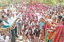 चिमुकल्यांचा प्रवेशोत्सव झोकात साजरा
