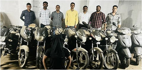 पुणे : विना नंबरप्लेटवाला दुचाकीस्वार निघाला सराईत दुचाकी चोर