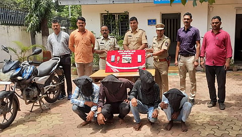 नाशिक सिडको : चौघांकडून जप्त केल्या तलवारी व धारदार हत्यारे