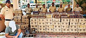 ठाण्यात बेकायदेशीर, बनावट मद्यसाठा पकडला; भरारी पथकाची कारवाई