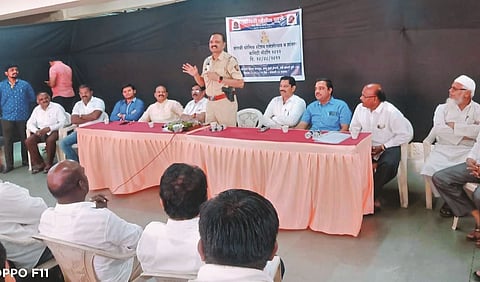 दापोडी : गणेश मंडळांनी खबरदारी घ्यावी पोलिस निरीक्षक सुनील टोणपे यांचे आवाहन