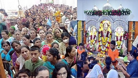 नाशिक : ग्रामदैवत श्री कालिकामातेच्या चरणी नाशिककर लीन